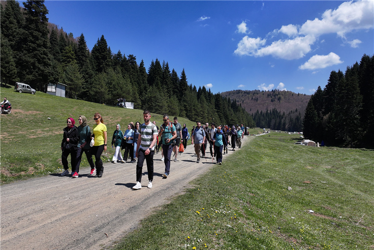 İnönü ve Ercova yaylaları tüm güzelliğiyle doğaseverleri ağırladı