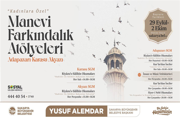 Kadınlara özel Manevi Farkındalık Atölyeleri kapılarını açıyor