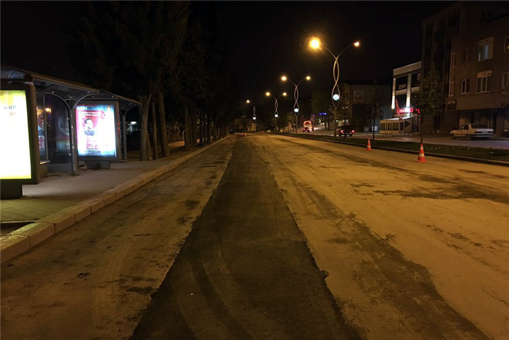 Orhangazi Caddesi’nde çalışmalar tamamlandı