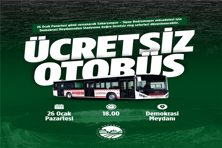 Büyükşehir, Bodrumspor maçı öncesi ücretsiz ring seferleri düzenliyor