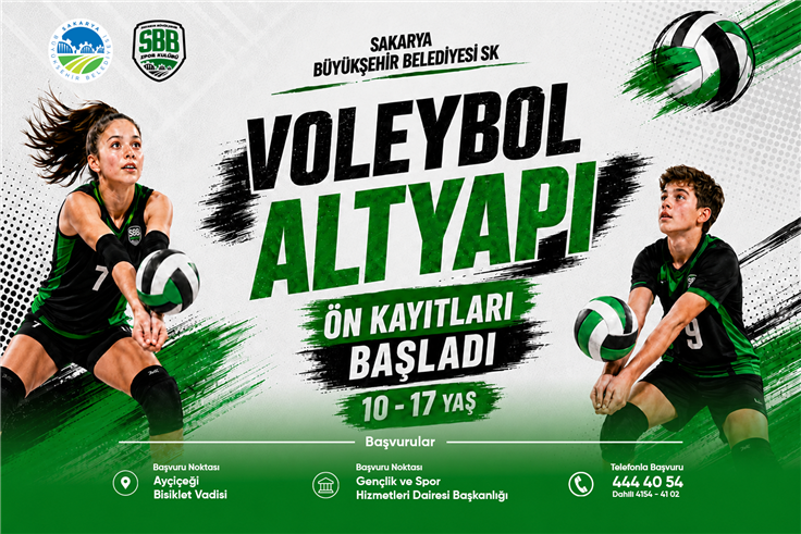 Büyükşehir Voleybol altyapısında yeni dönem kayıtları başladı