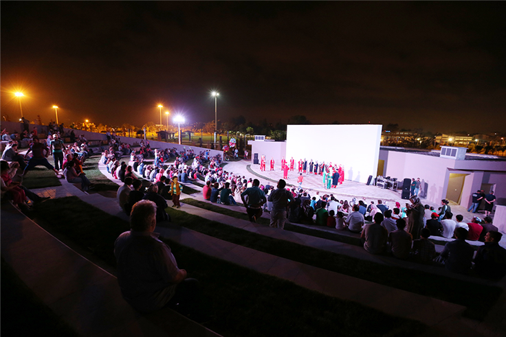 Açık Hava Sahnesinde Mehteran Gösterisi