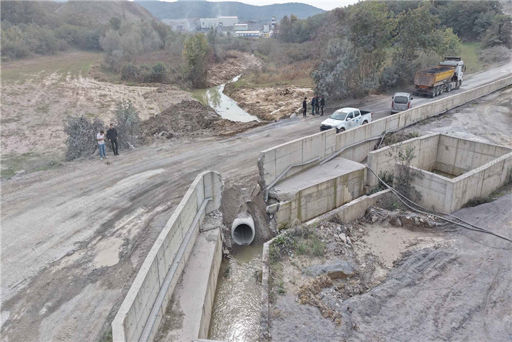 Büyükşehir’den Değirmencik’te yaşanan taşkın sorunlarına kalıcı çözüm
