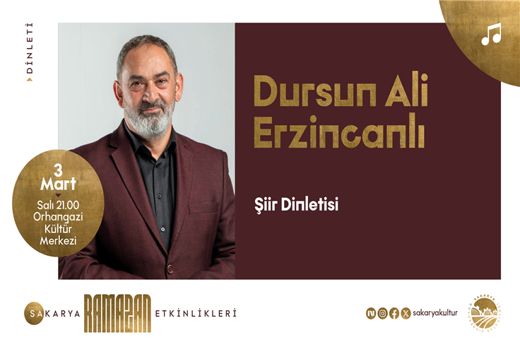 Ramazan takvimine Dursun Ali Erzincanlı konuk oluyor