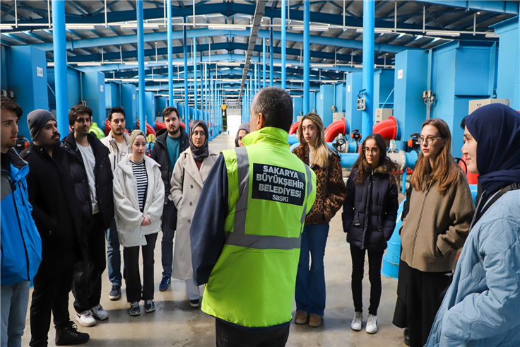 SASKİ geleceğin sağlık neferlerini tesislerinde ağırladı