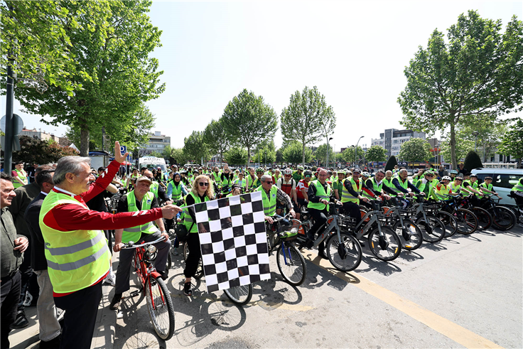 Trafik Haftası’nda pedallar farkındalık için çevrildi