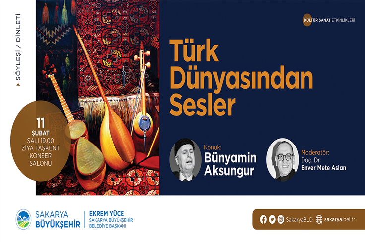 Ziya Taşkent’te Türk Dünyasından Sesler etkinliği