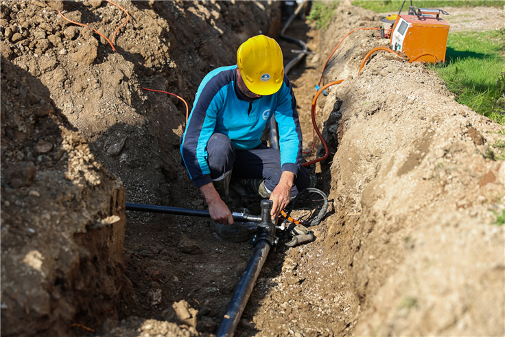 Ferizli Yeni Mahalle’nin 5 kilometrelik içme suyu hattı yenilendi