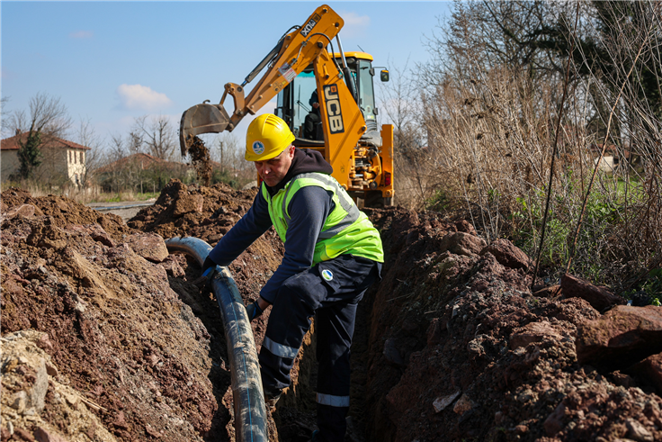 5 bin metrelik güçlü altyapı ağı Hanlı Mahallesi’nin geleceğine hizmet edecek