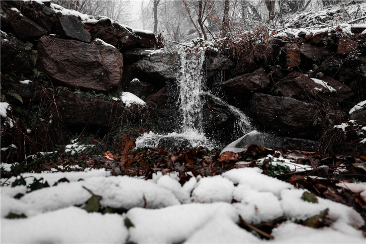Beyaz örtü Sapanca Gölü’nü besleyen derelere can oldu