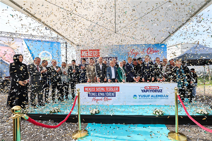 Mekece’de sosyal tesisin temeli atıldı: Yusuf Alemdar Pamukova’da yeni müjdeleri paylaştı