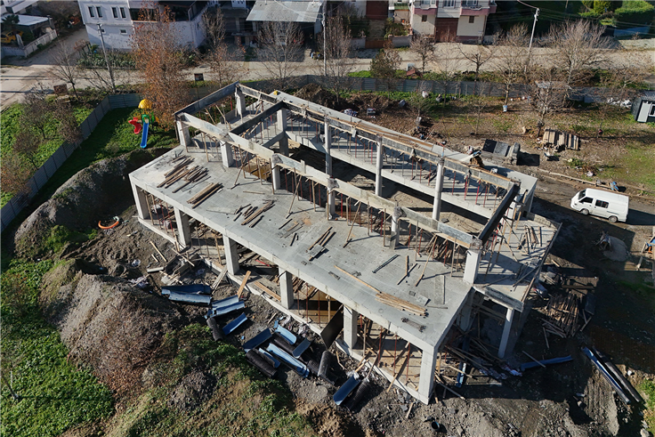 Mekece Sosyal Tesisleri yükseliyor: yüzde 50 seviyesine ulaştı