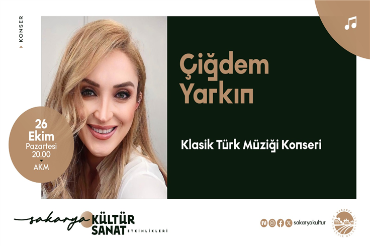 Ekim takvimi yeni haftaya Çiğdem Yarkın konseriyle başlıyor