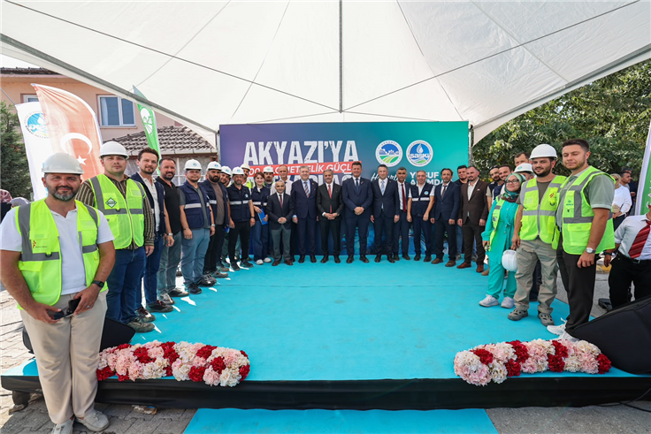 Akyazı’nın geleceğine 1 milyar TL’lik yatırım: “Tarihi bir günde ilçemizin su geleceğini güvence altına alıyoruz”