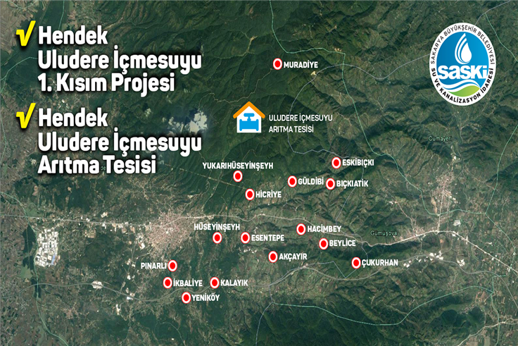 Hendek’te yeni bir arıtma tesisi yükseliyor