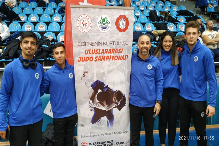 Büyükşehir’li judocular Edirne’de kürsüye çıktı