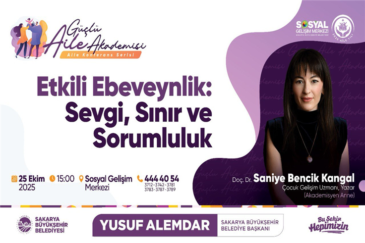 Aile kurumuna güç katmak isteyenler için önemli davet: Sevgi, sınır ve sorumluluğu konuşacaklar 