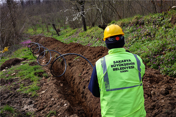 13 kilometrelik içme suyu hattı Hendek Karadere’ye 2060 yılına kadar sorunsuz hizmet edecek