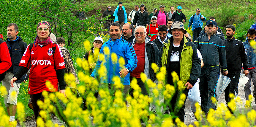 Büyük Yayla’da Yürüdüler