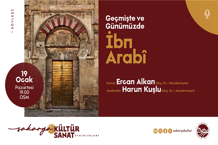 OSM’de İbn Arabi’nin düşünce yolculuğu ele alınacak