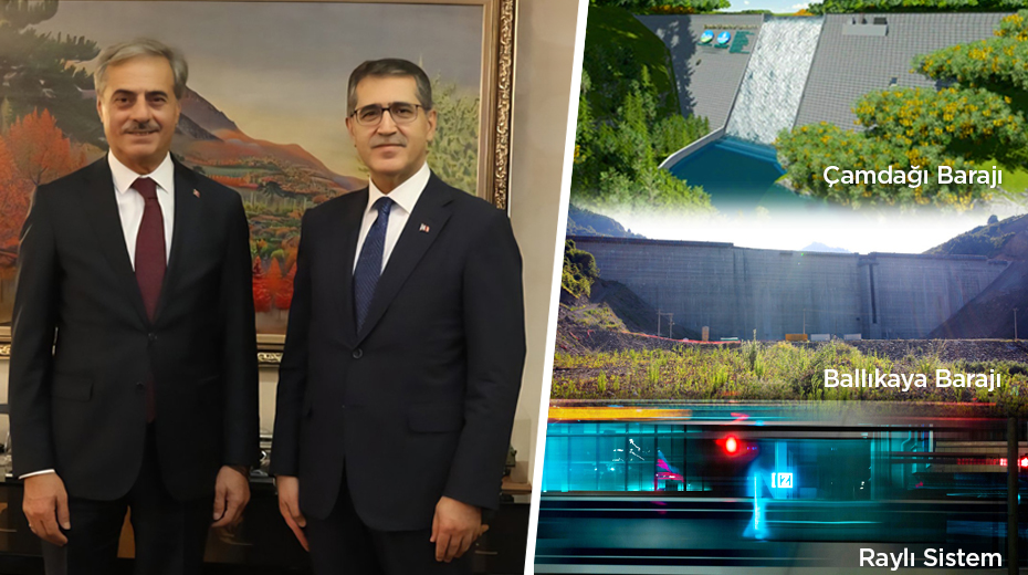 Ballıkaya isale hatları, Çamdağı Barajı ve raylı sistem…