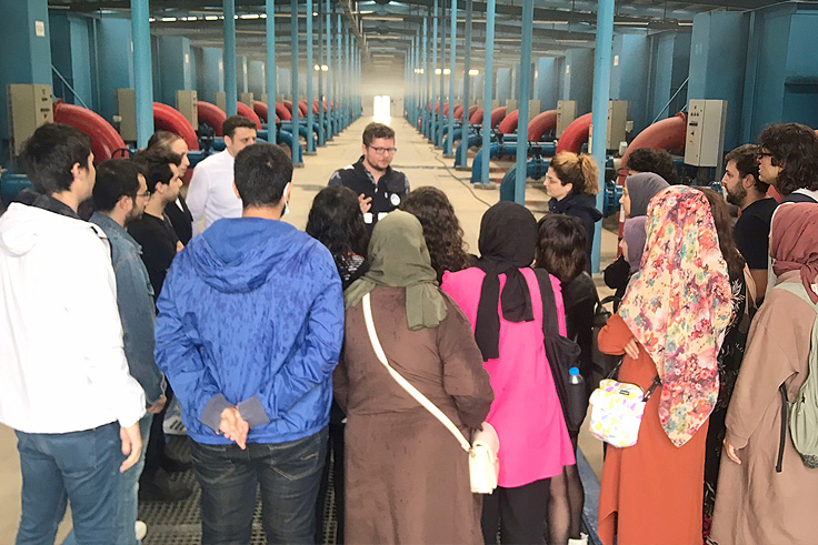 SAÜ Tıp Fakültesi Büyükşehir’in su yönetim sistemine hayran kaldı