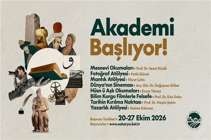 Büyükşehir Akademi’de yeni dönem başlıyor: 8 farklı atölye katılımcılarını bekliyor