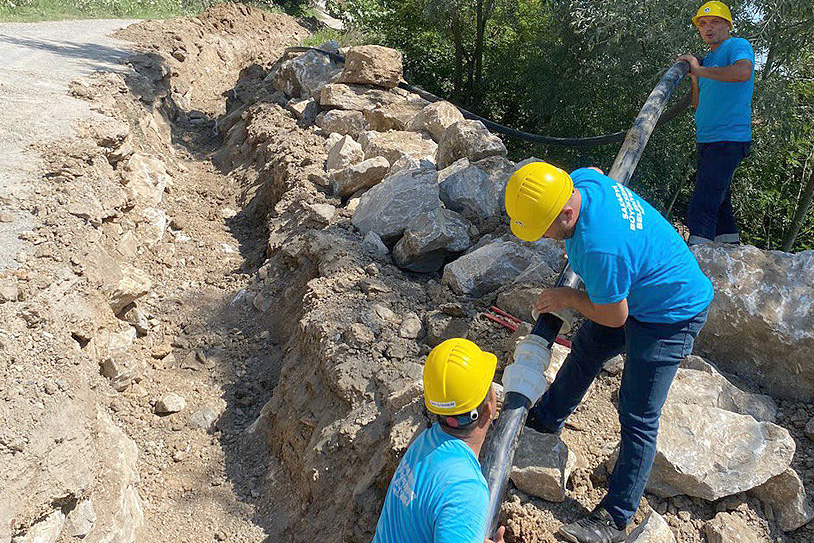 Ferizli’nin altyapısı Büyükşehir Belediyesi’nin çalışmaları ile güçleniyor