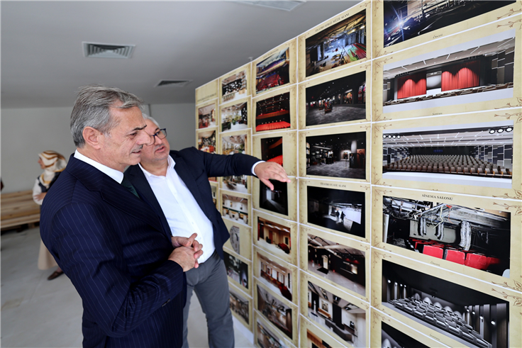 Şehrin kültür sanat hayatına yeni yatırımlar kazandırıyoruz
