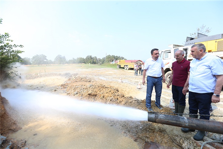 Akyazı’da Yeni Jeotermal Kaynak Bulundu