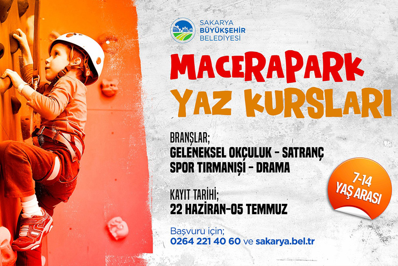 Macera Park yaz kursları başlıyor