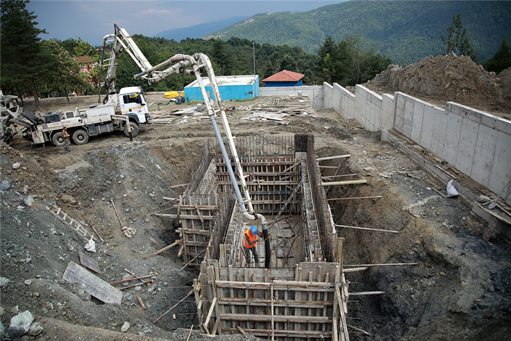 Sapanca’da yeni arıtma tesisi yükseliyor