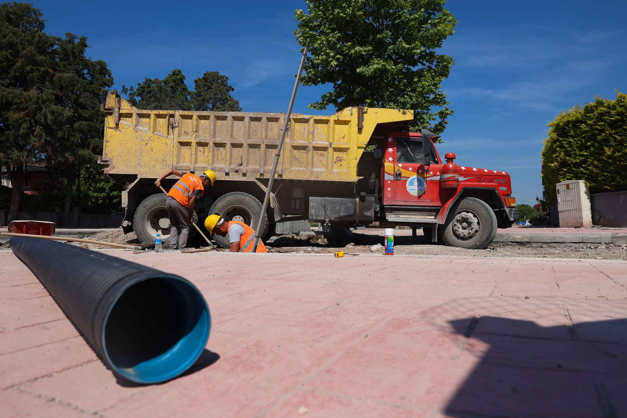 Şehit Mehmet Karabaşoğlu Caddesi’nin alt yapısı tamamlandı