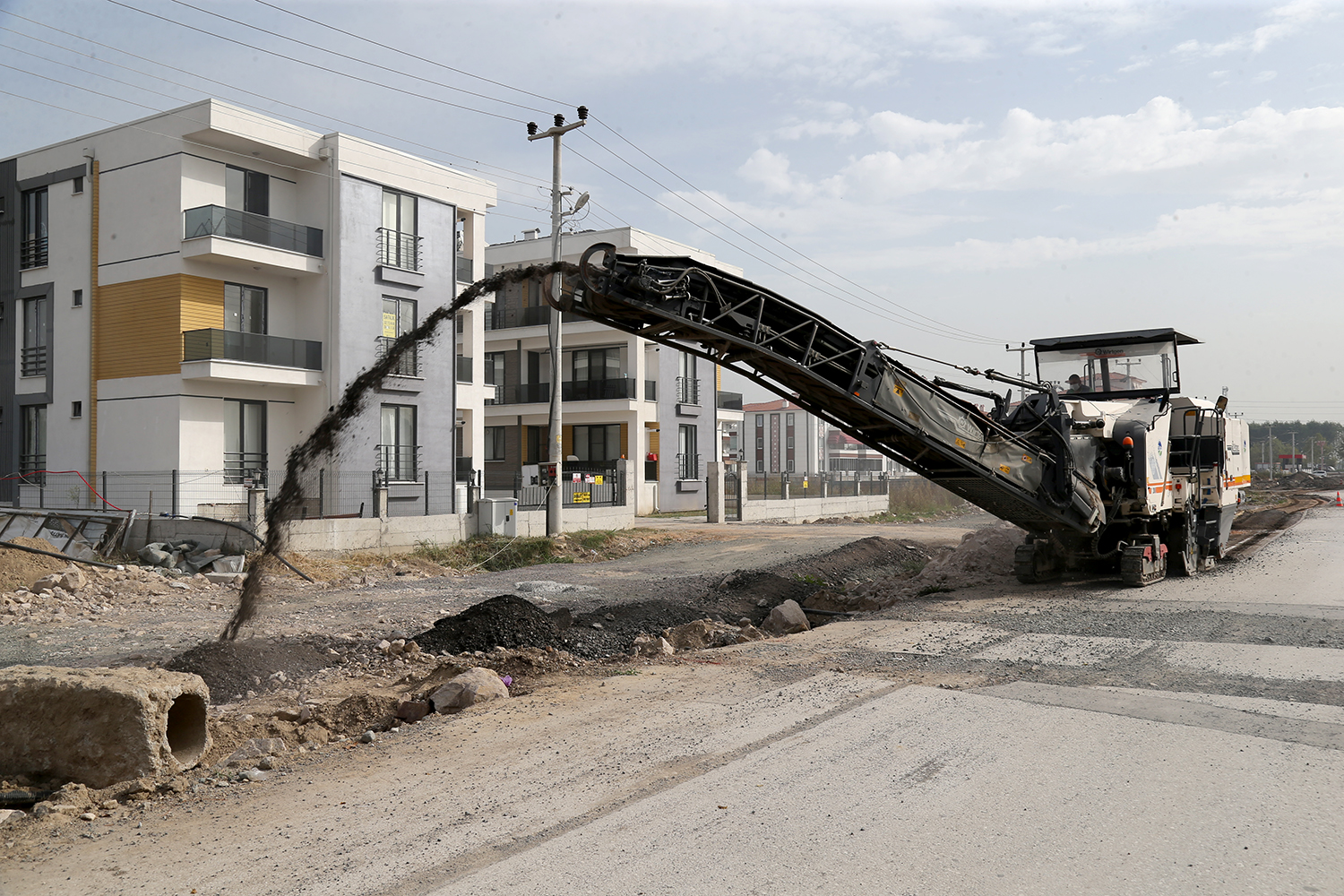 Kumköy ve Kovan sokakta çalışmalar hızlandı