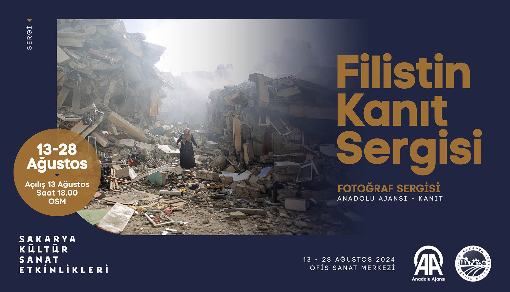 OSM Filistin Kanıt sergisine ev sahipliği yapacak