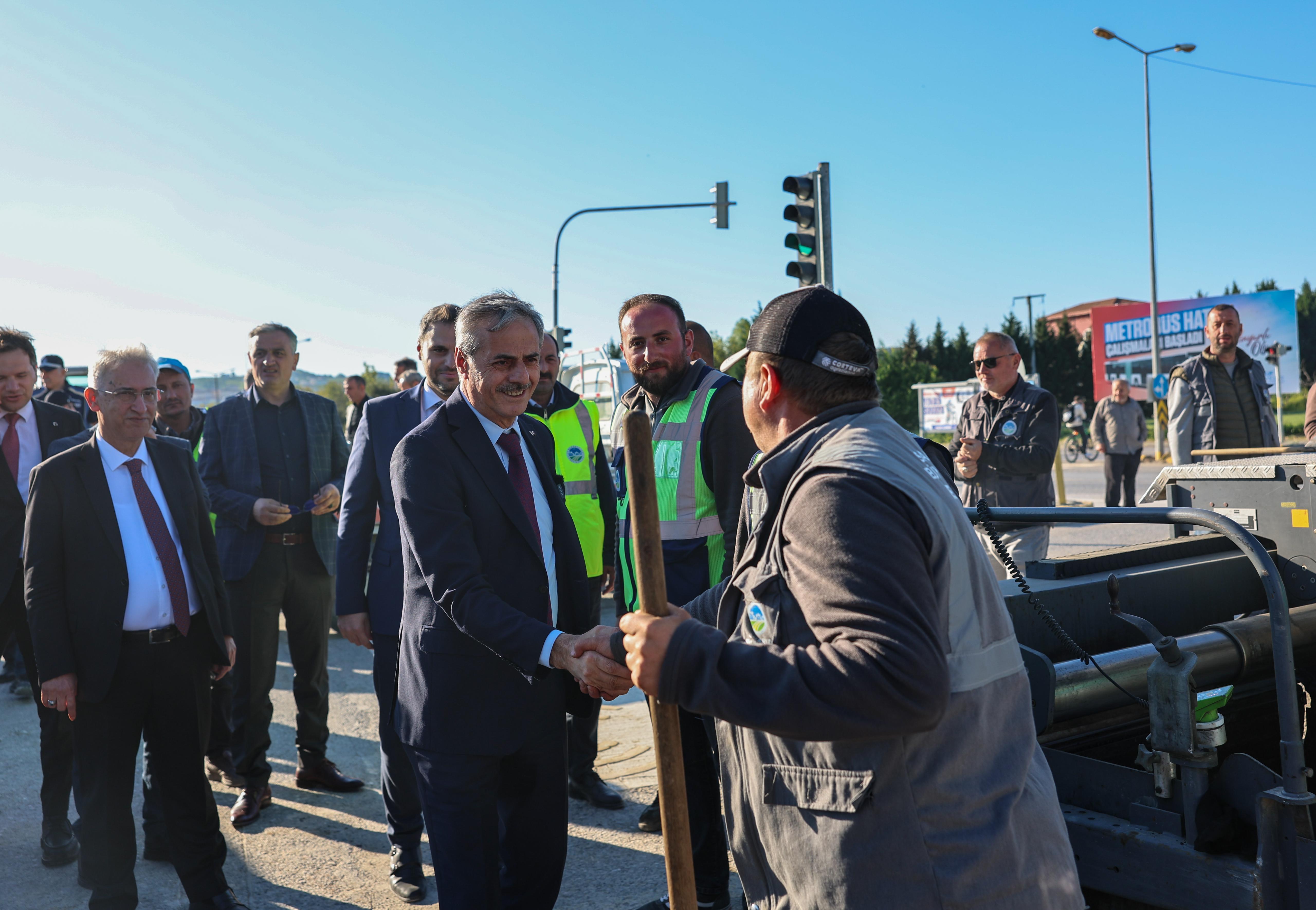 “Öz kaynaklarımızla şehrimiz ulaşımına yeni bir soluk getiriyoruz”