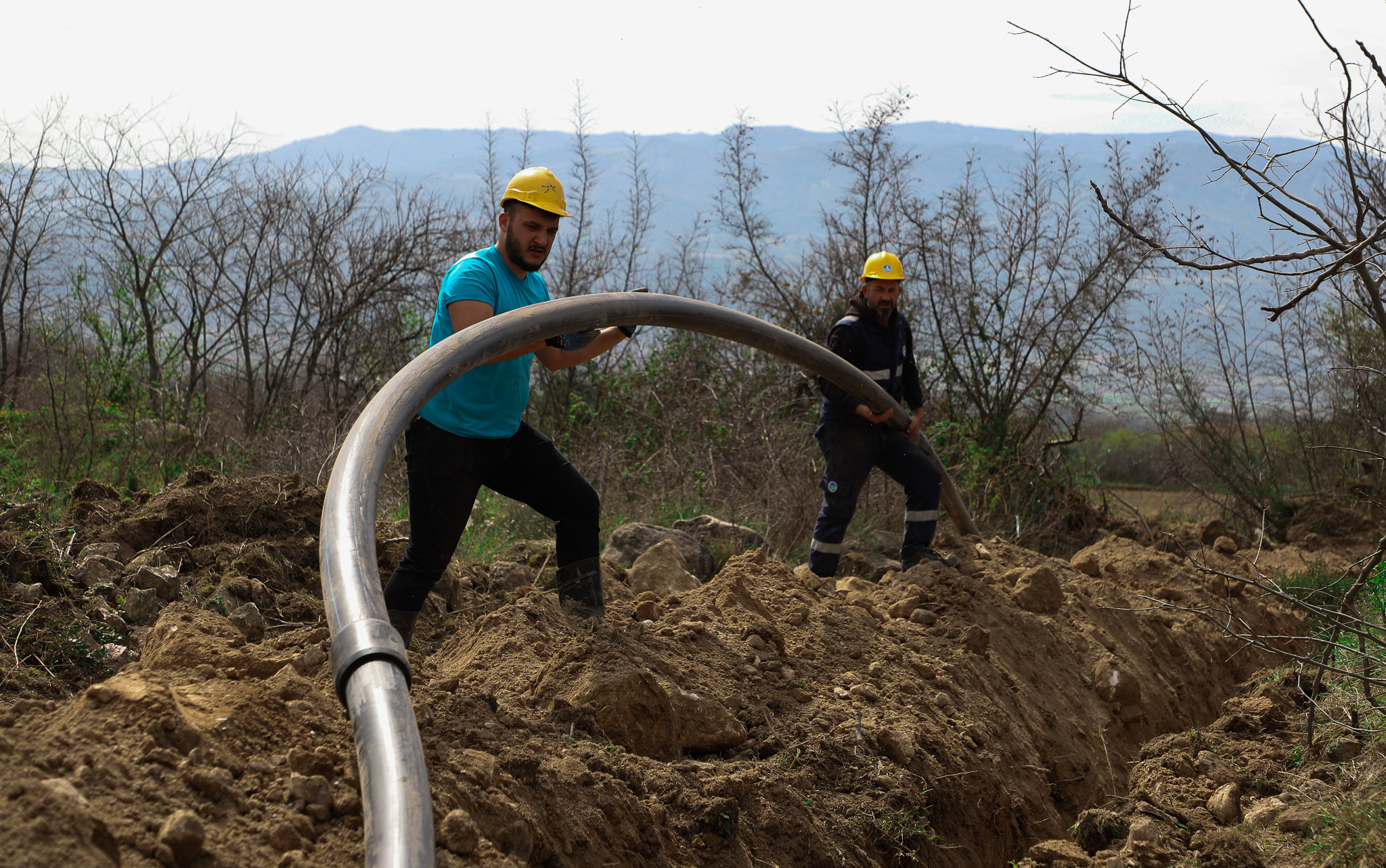Turgutlu Mahallesi’nde yenilenen hat ile bölgeye kayıpsız ve kesintisiz içme suyu