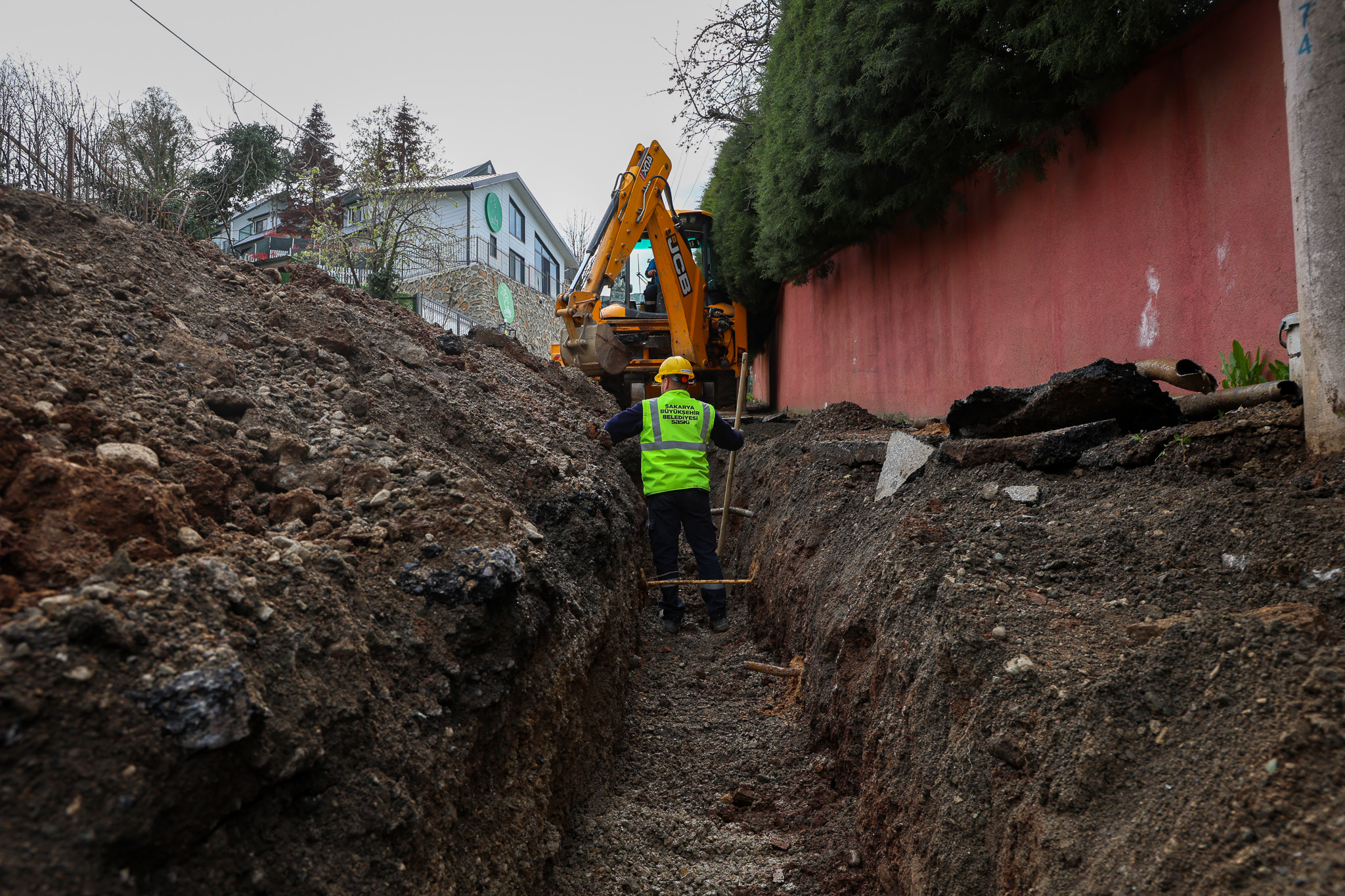 Sapanca Kuruçeşme’nin altyapısı yaza hazırlanıyor