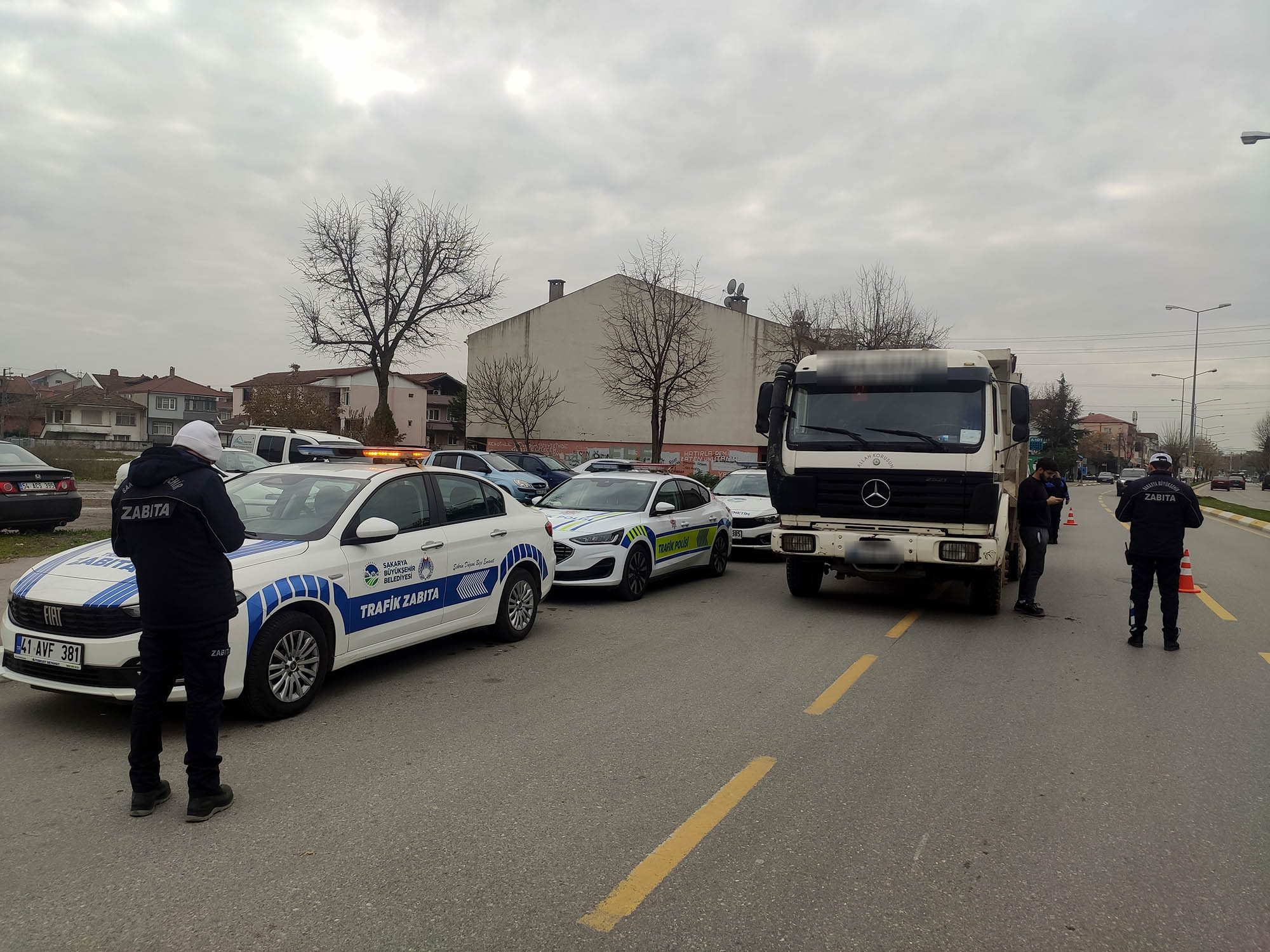 Büyükşehir’den şehir merkezinde ‘ağır tonajlı’ denetimi