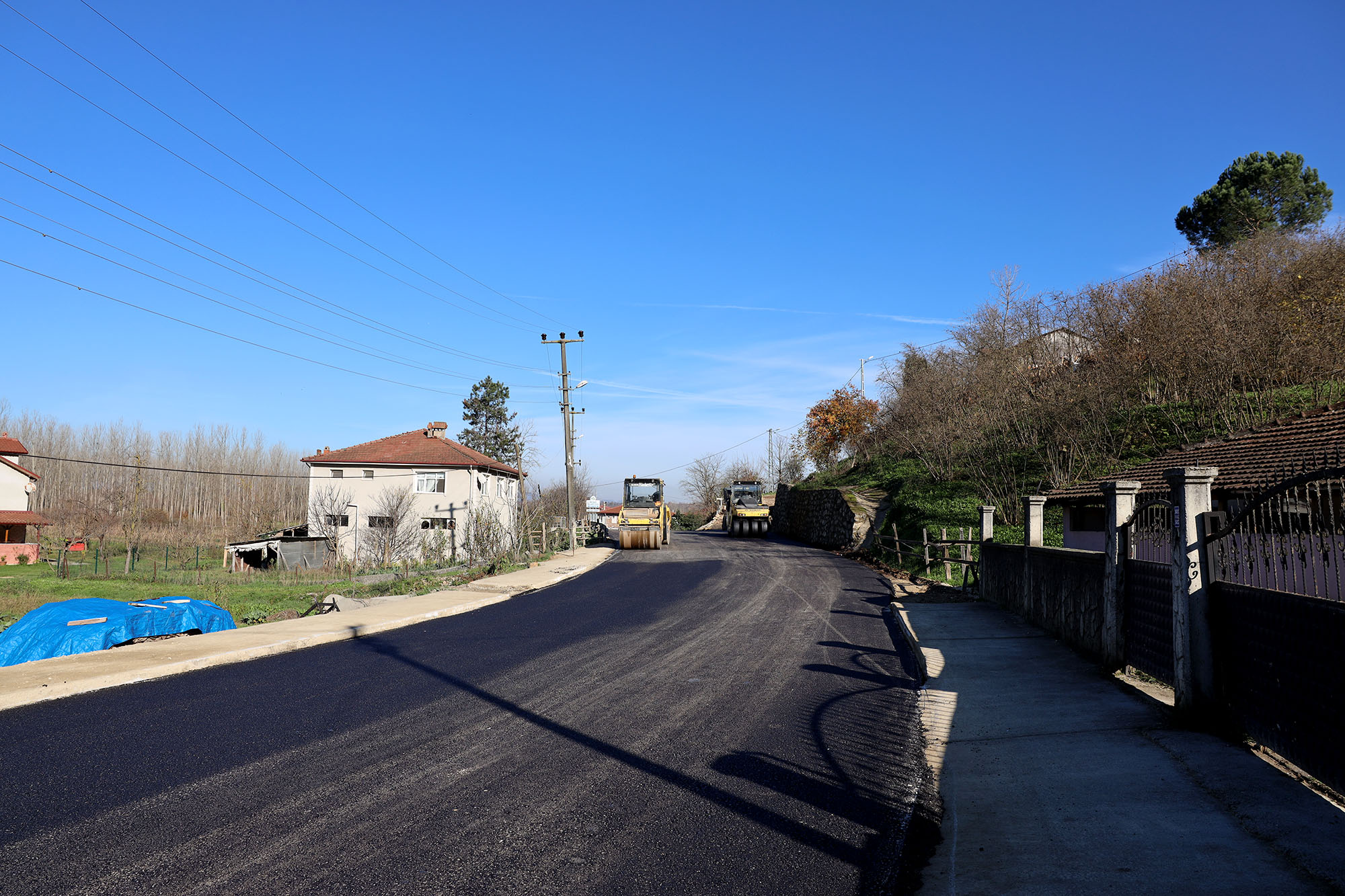 Altındere’de altyapının ardından üstyapı da yenileniyor