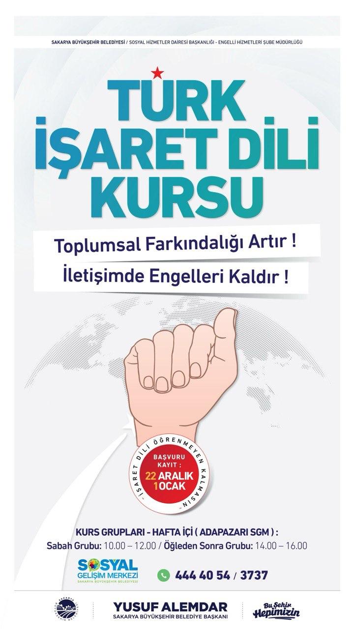 Türk İşaret Dili Kursu eğitimleri için kayıtlar başlıyor