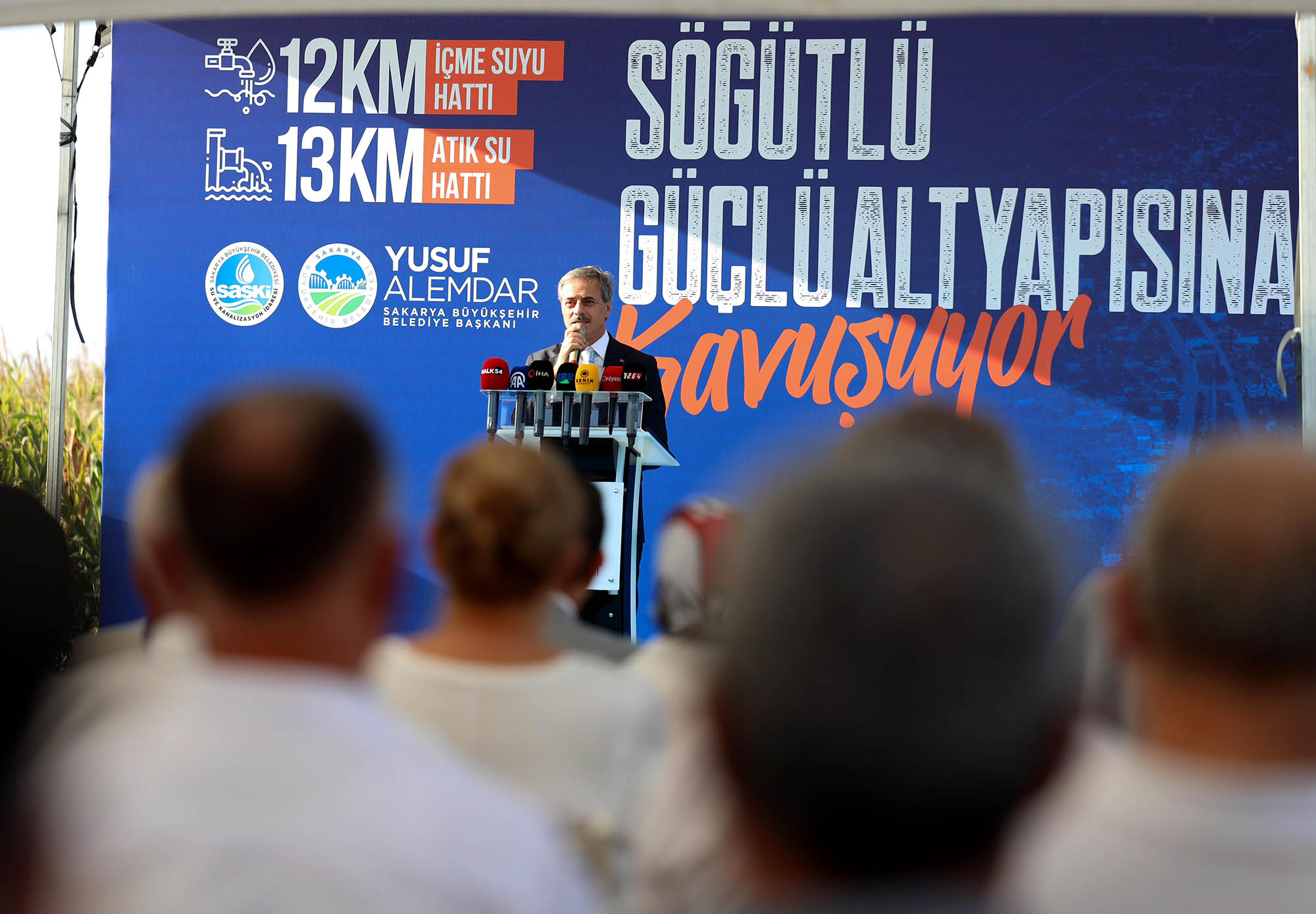“180 milyon TL’lik altyapı yatırımı Söğütlü’ye hayırlı olsun”