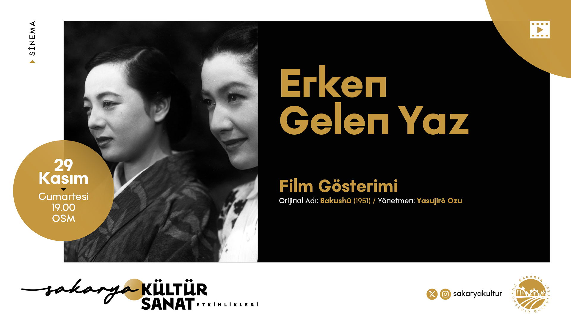 Sakarya’da sonbahar rengarenk süslenen Kasım Kültür Takvimi ile güzelleşecek