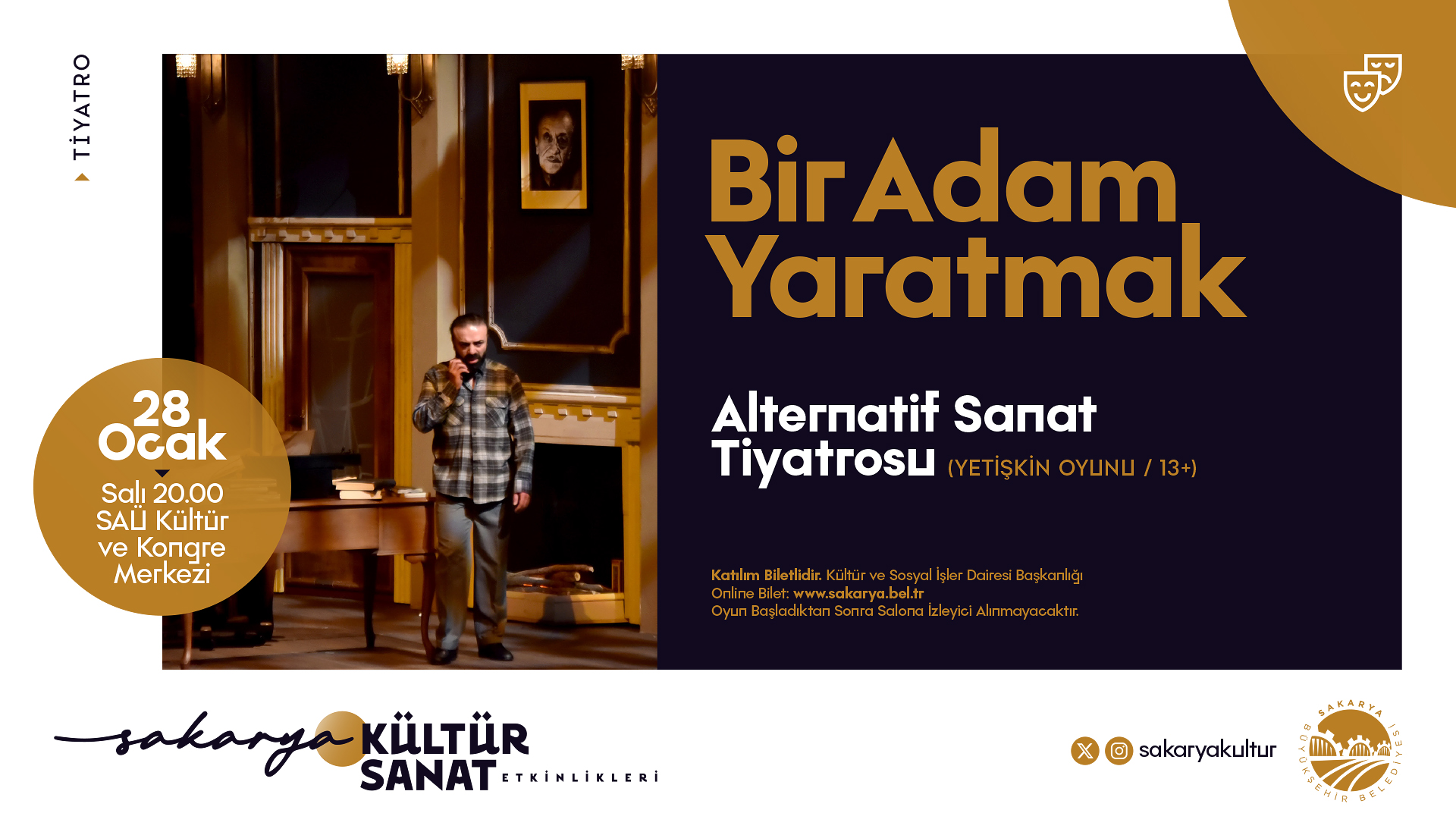Büyükşehir takvimi açıkladı: Ocak kültür sanat etkinlikleri belli oldu