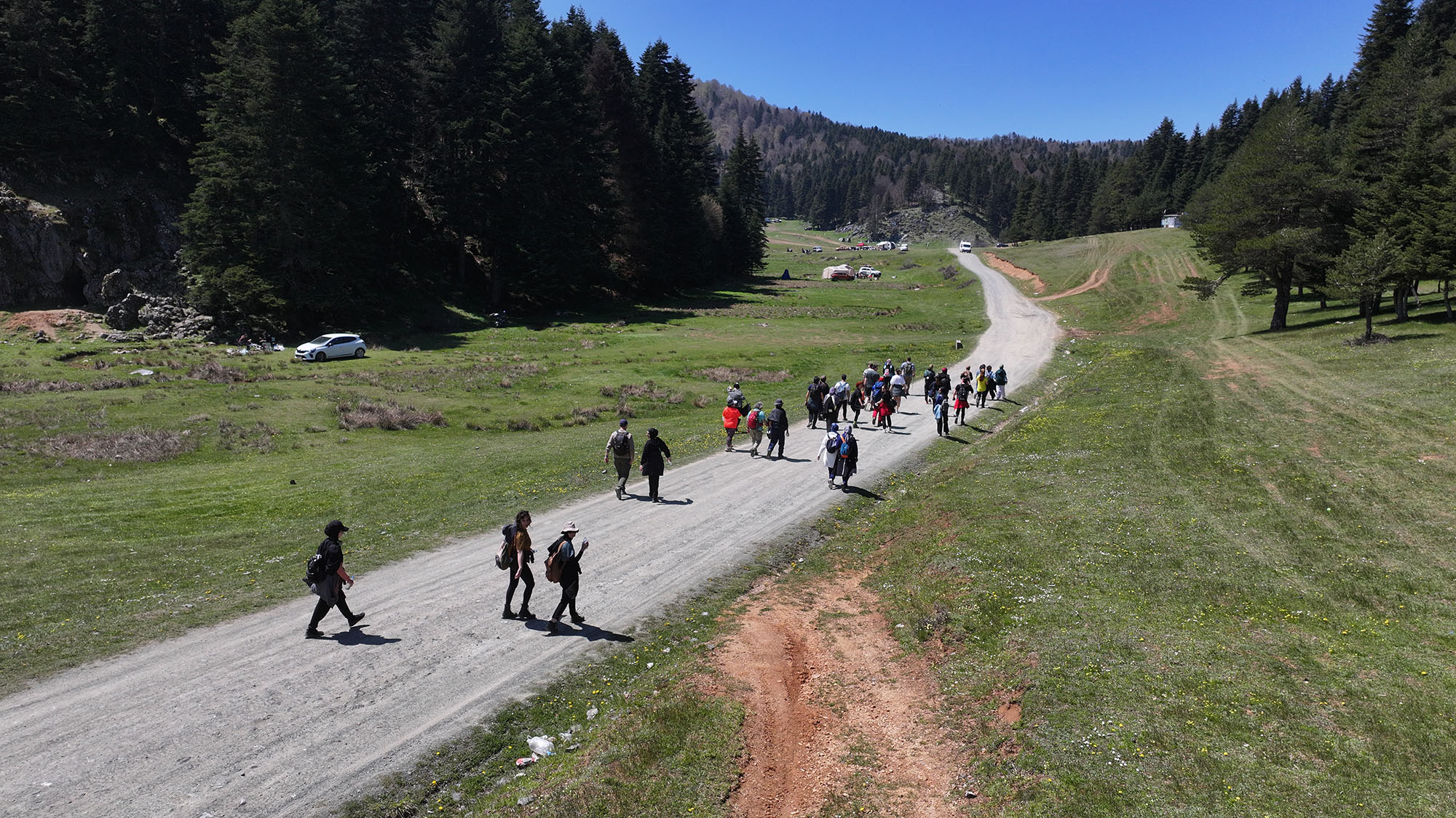 İnönü ve Ercova yaylaları tüm güzelliğiyle doğaseverleri ağırladı