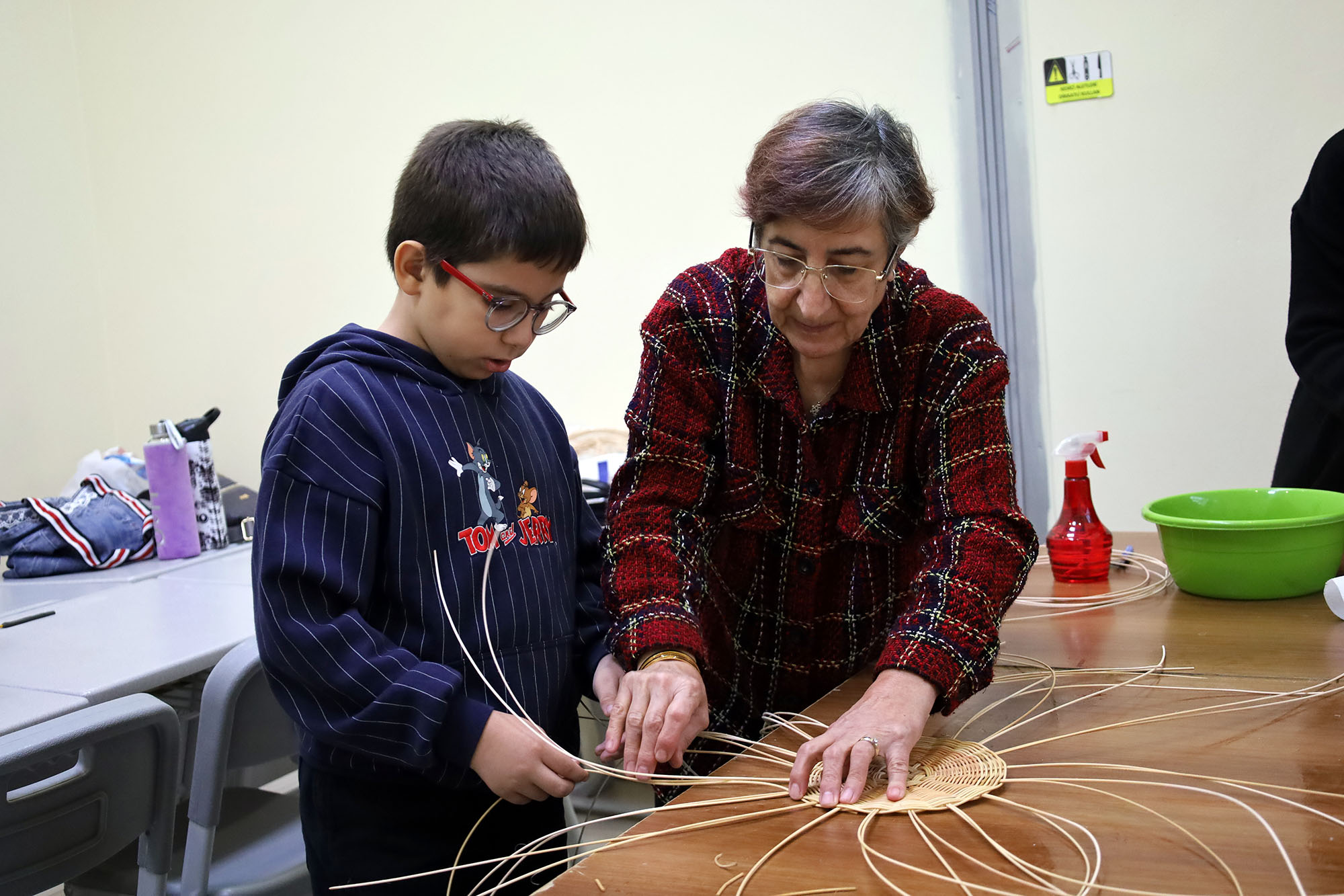 Ara tatilin en renkli programı: Anne ve çocuklar SAMEK’te birlikte üretti