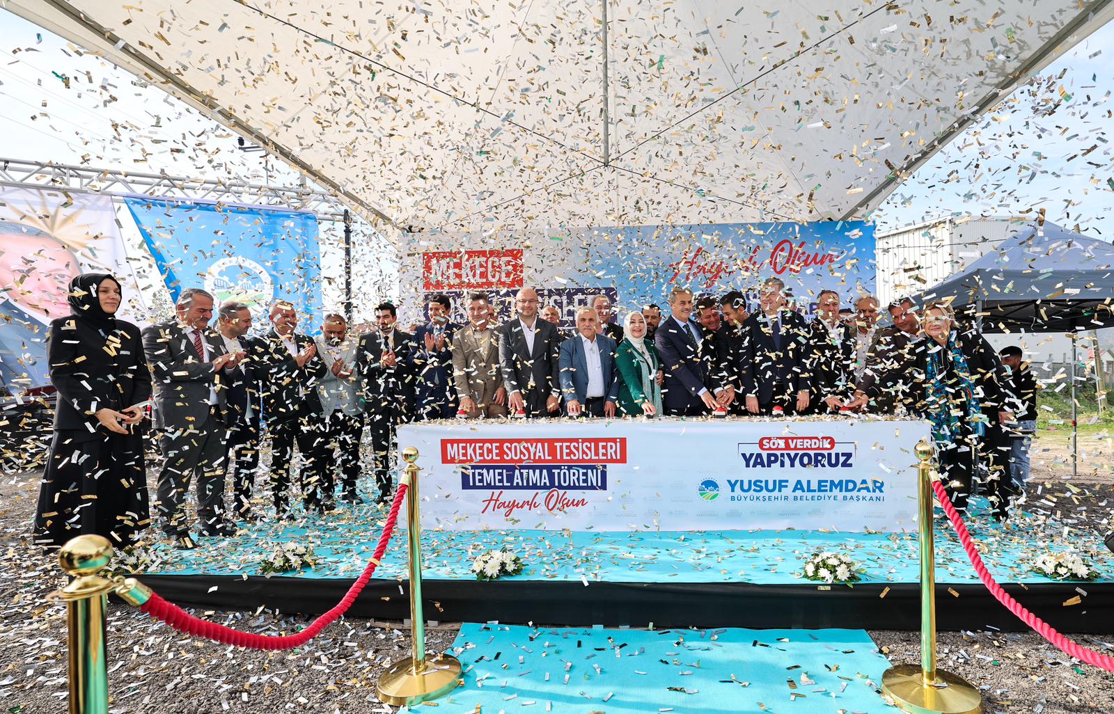 Mekece’de sosyal tesisin temeli atıldı: Yusuf Alemdar Pamukova’da yeni müjdeleri paylaştı