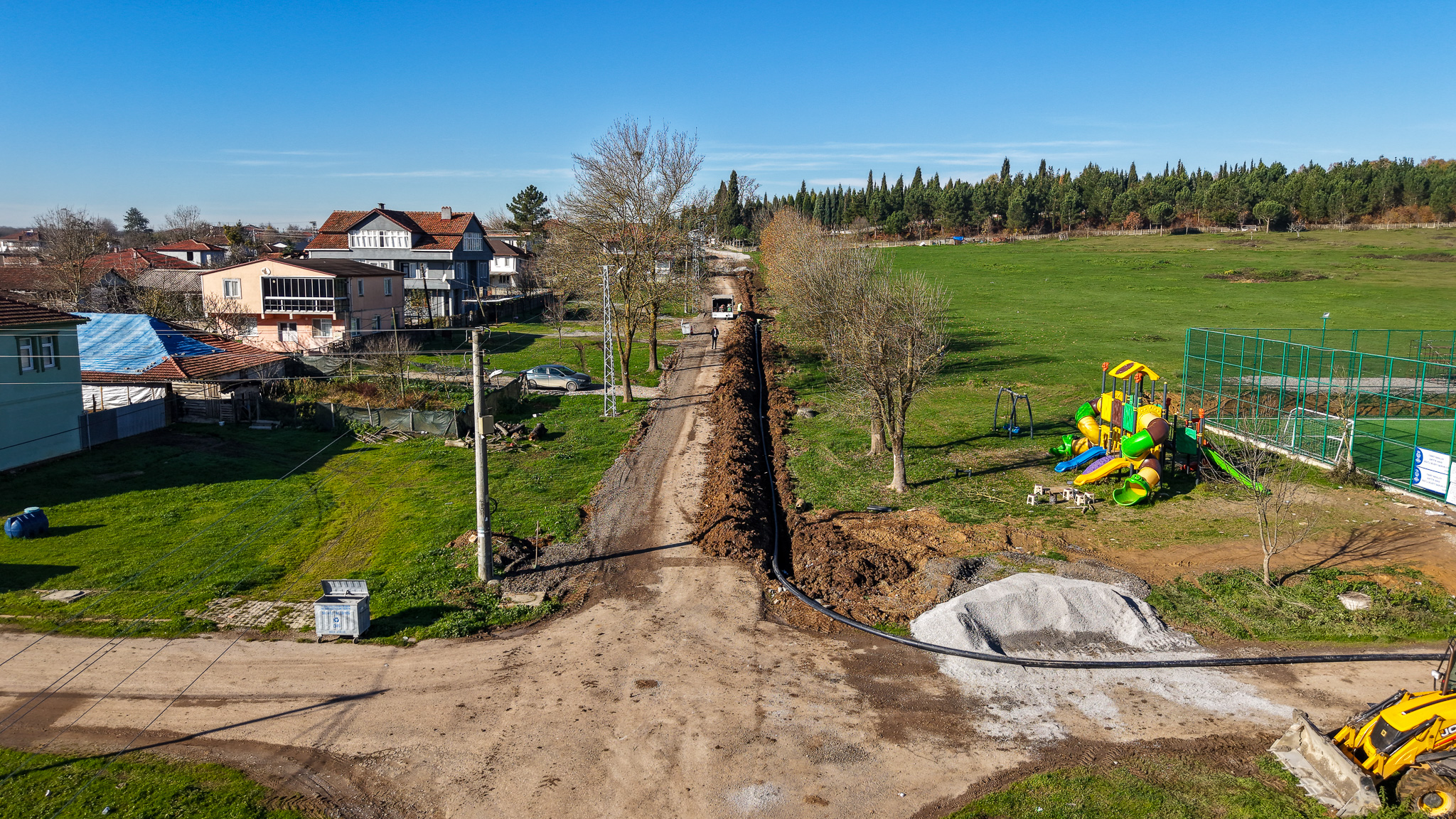 5 kilometrelik yeni hat Söğütlü Yeniköy’ün içme su geleceğinin teminatı olacak