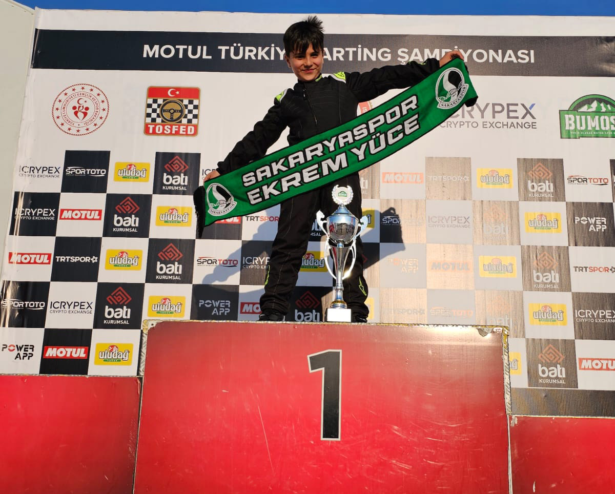 Büyükşehir’in minik karting sporcusundan gururlandıran başarı