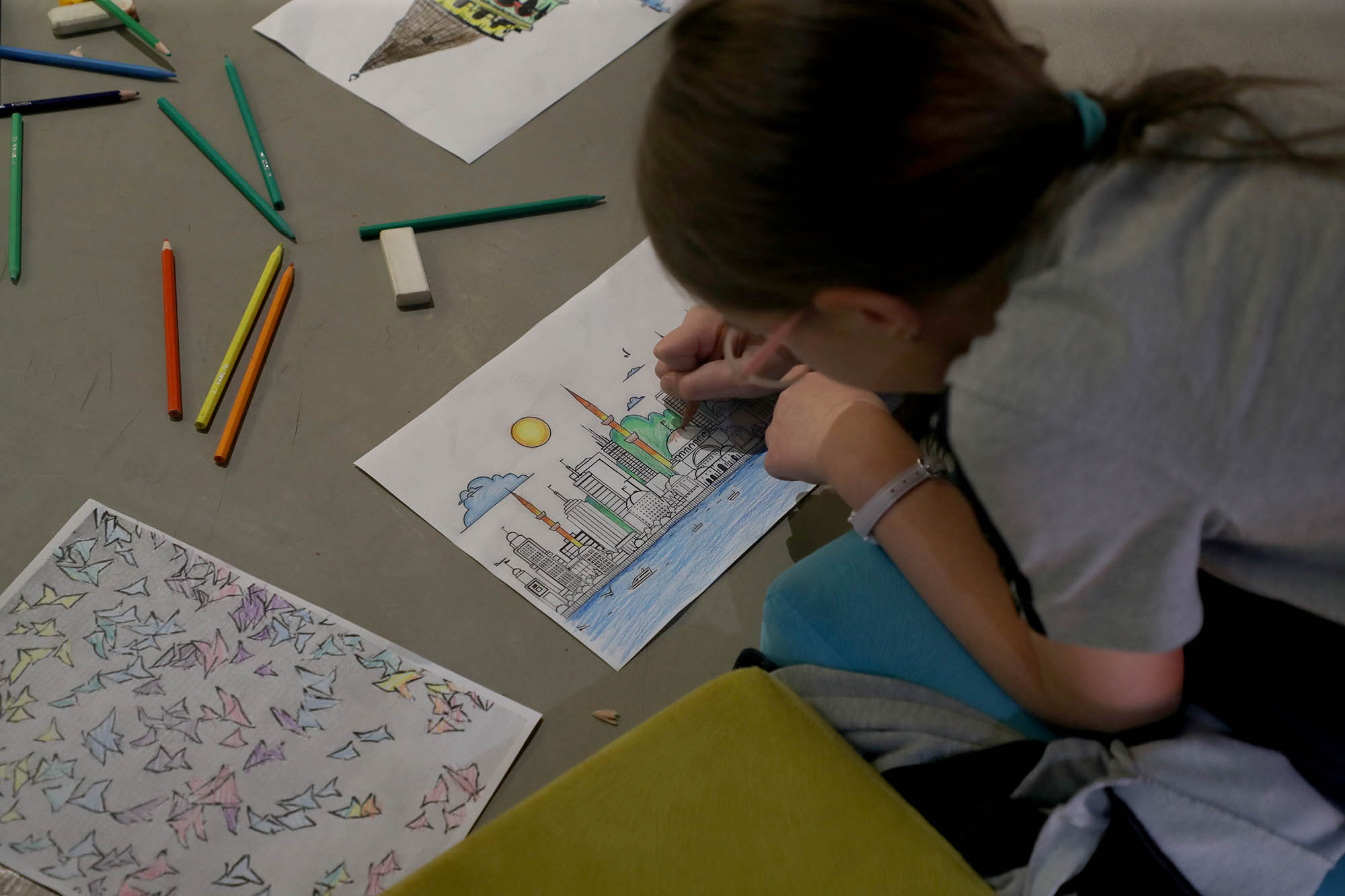 OSM’de miniklerin rengârenk sanat buluşması